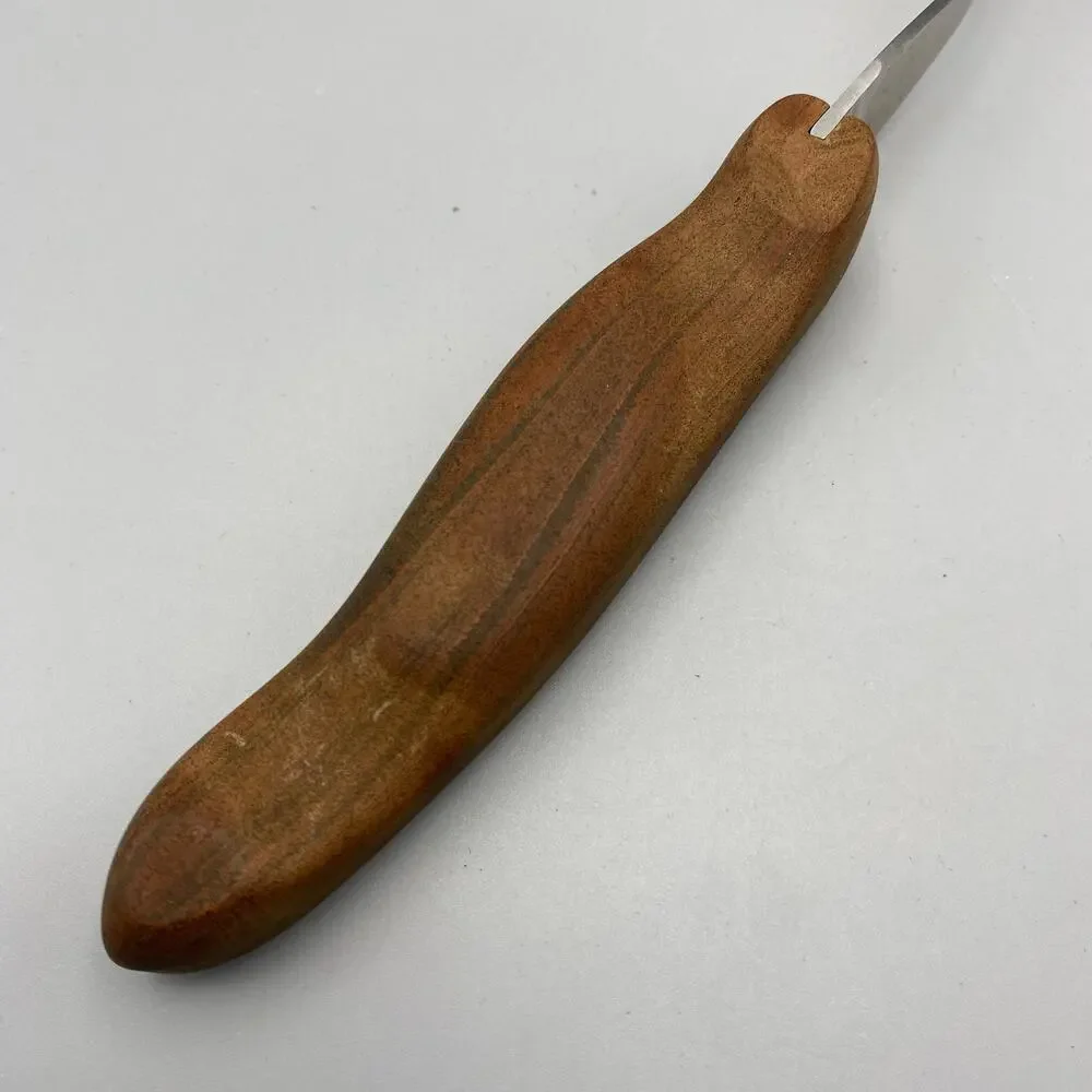 Vintage Cutco No 27 Meat Fork‎ Brown Marbled Handle Grill Serving Utensil USA
